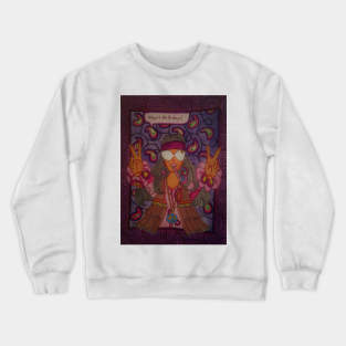 Hippie Birthday Crewneck Sweatshirt